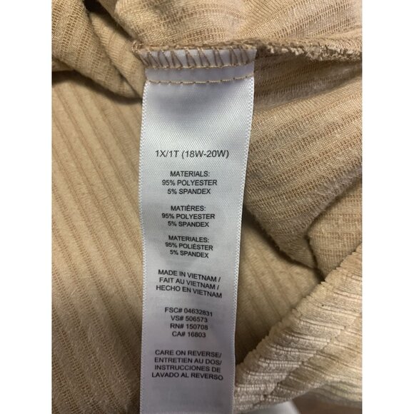 Studio 1886 XL Velvet Corduroy Cozy Shacket Shirt Oversized Fall Winter - Picture 8 of 8